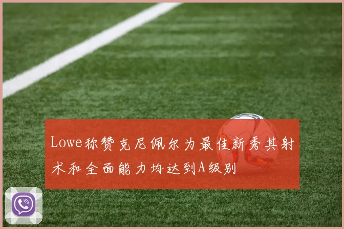 Lowe称赞克尼佩尔为最佳新秀其射术和全面能力均达到A级别